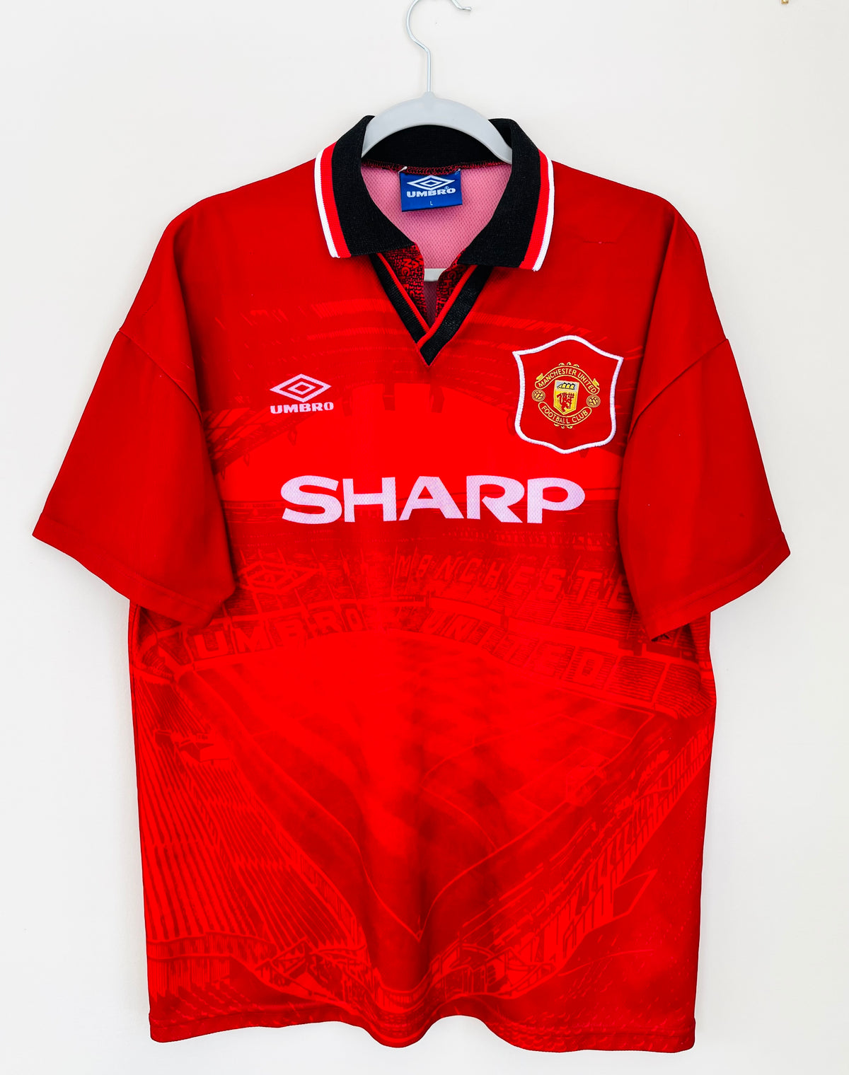 Manchester United 1994/96 Home Shirt Large
