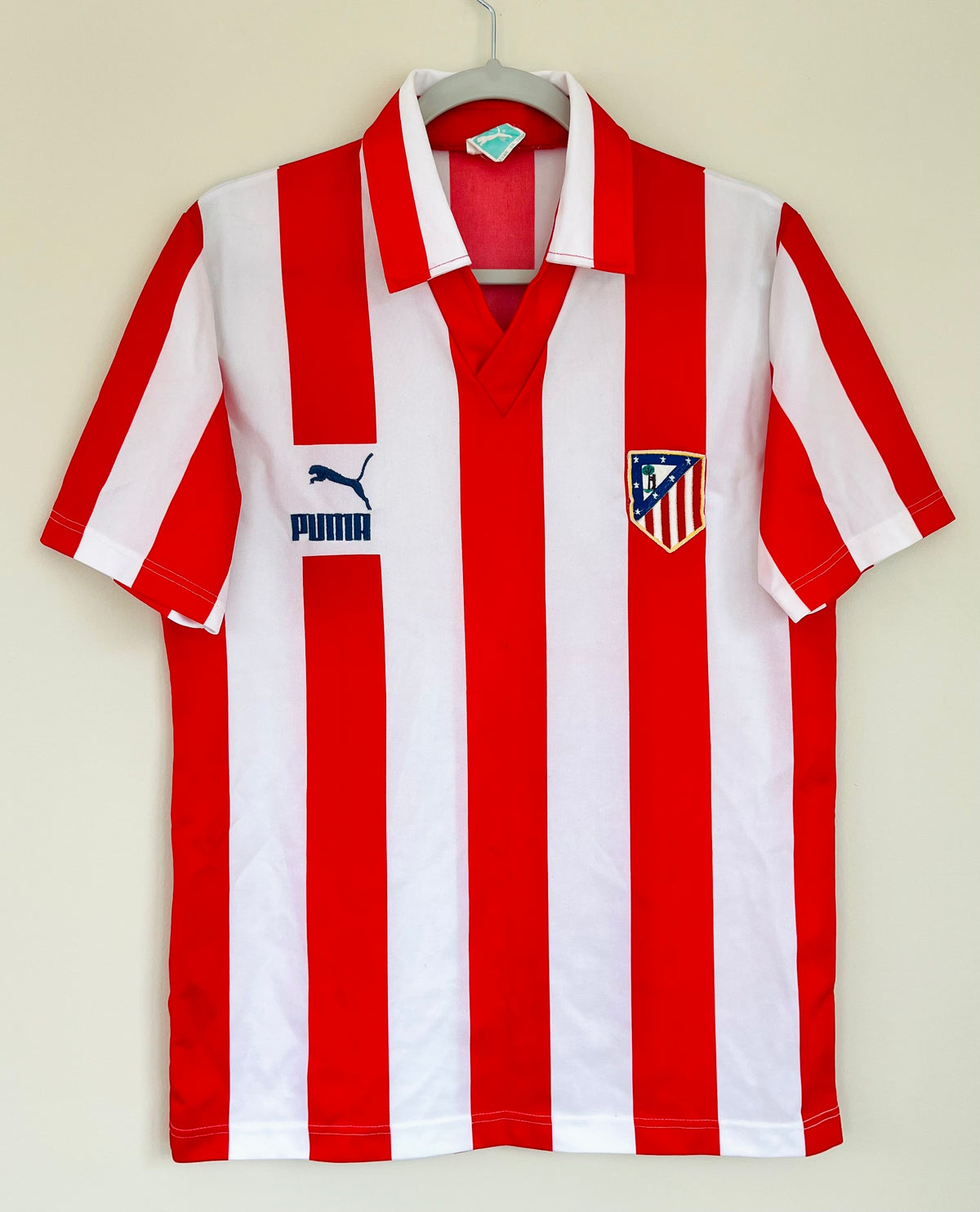 Atlético Madrid 1989/91 Home Shirt Medium
