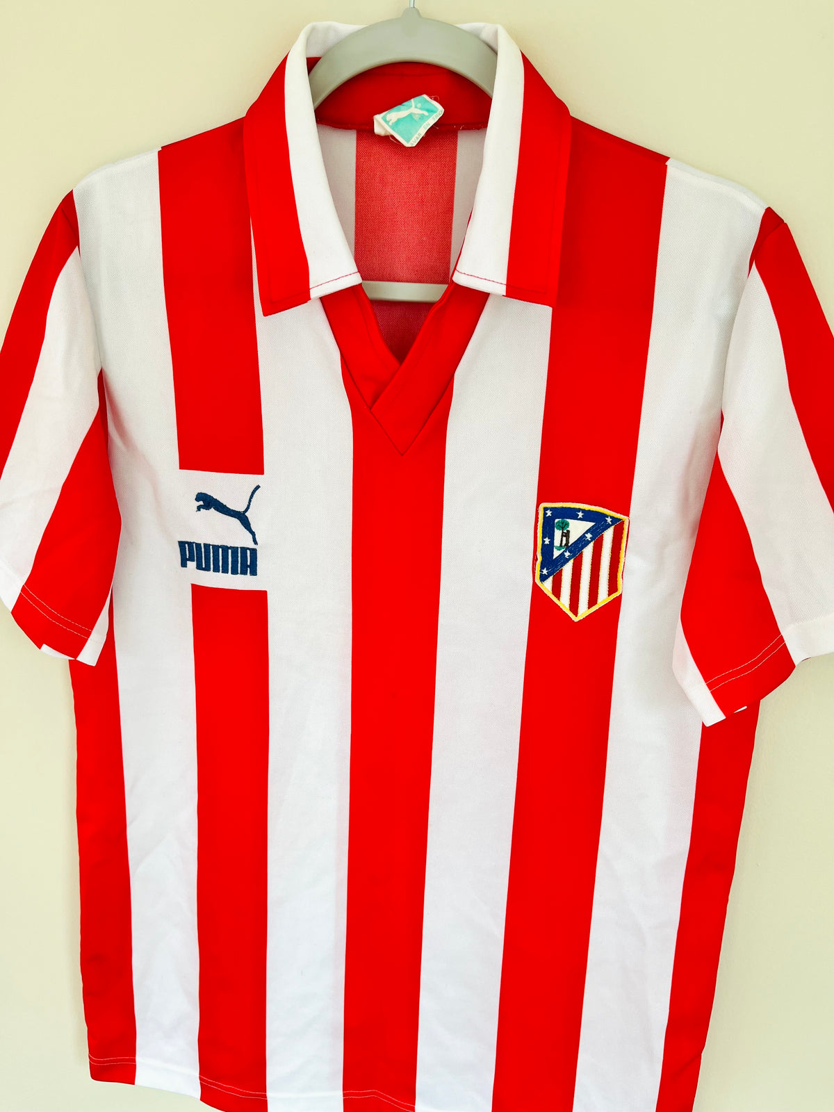 Atlético Madrid 1989/91 Home Shirt Medium