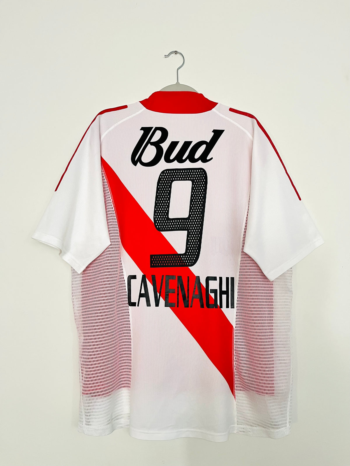 River Plate 2002/04 Player Issue Cavenaghi Home Shirt Large